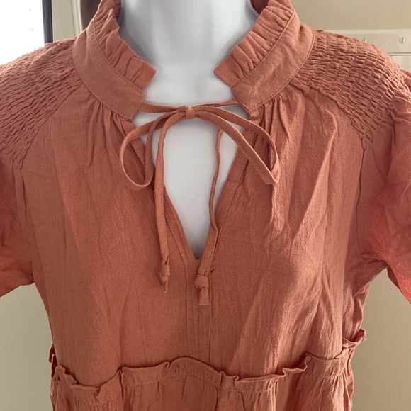 Beautiful Light Rust Dress - Picture 2 of 7